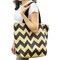 Pack of 50 Linwood Bold Chevron Stripe Jute Tote Bag Quilting Essential